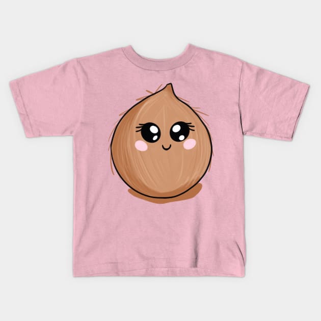 Coconut Kids T-Shirt by Midnight Pixels